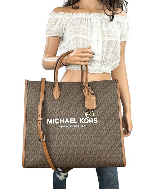 mirella michael kors tote bag|mirella large canvas tote bag.